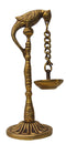 Brass Table Decor Oil Lamp, Deepak 0.5kg